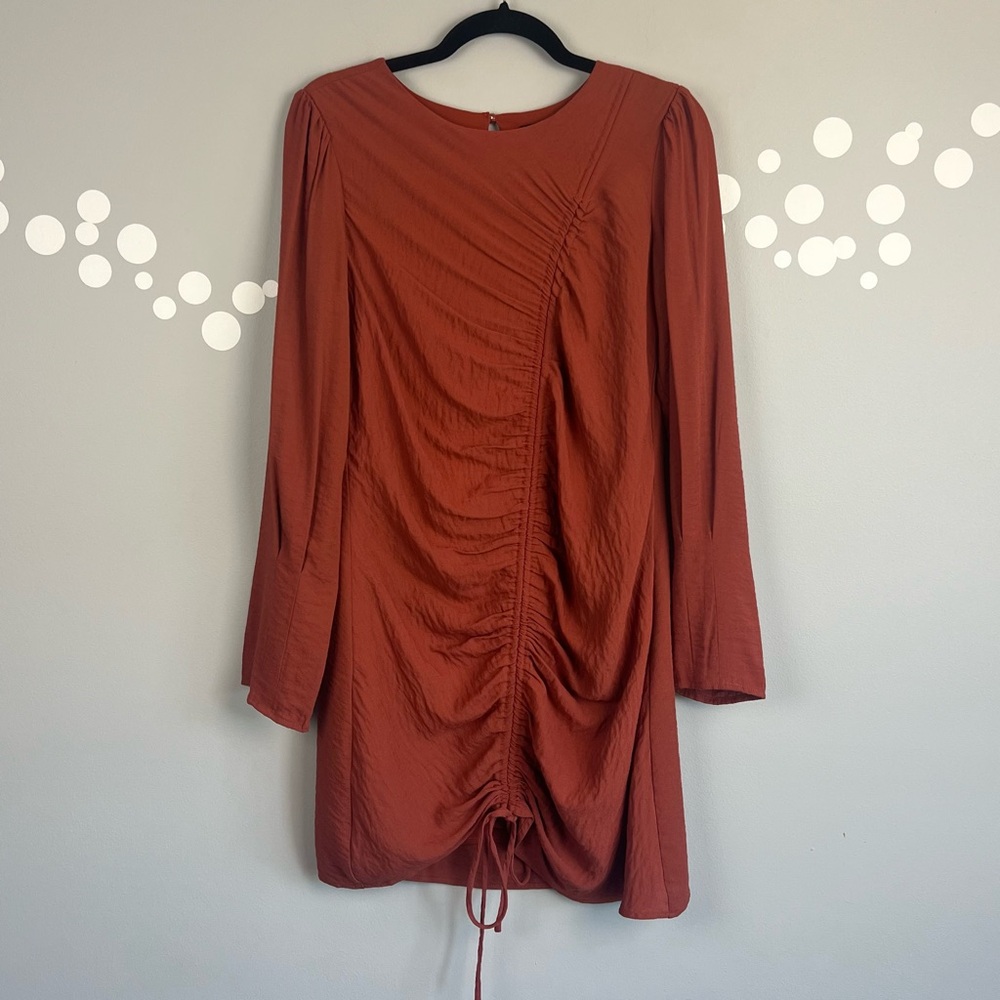 SugarLips NWT Fire Island Long Sleeve Ruched Dress Size Medium